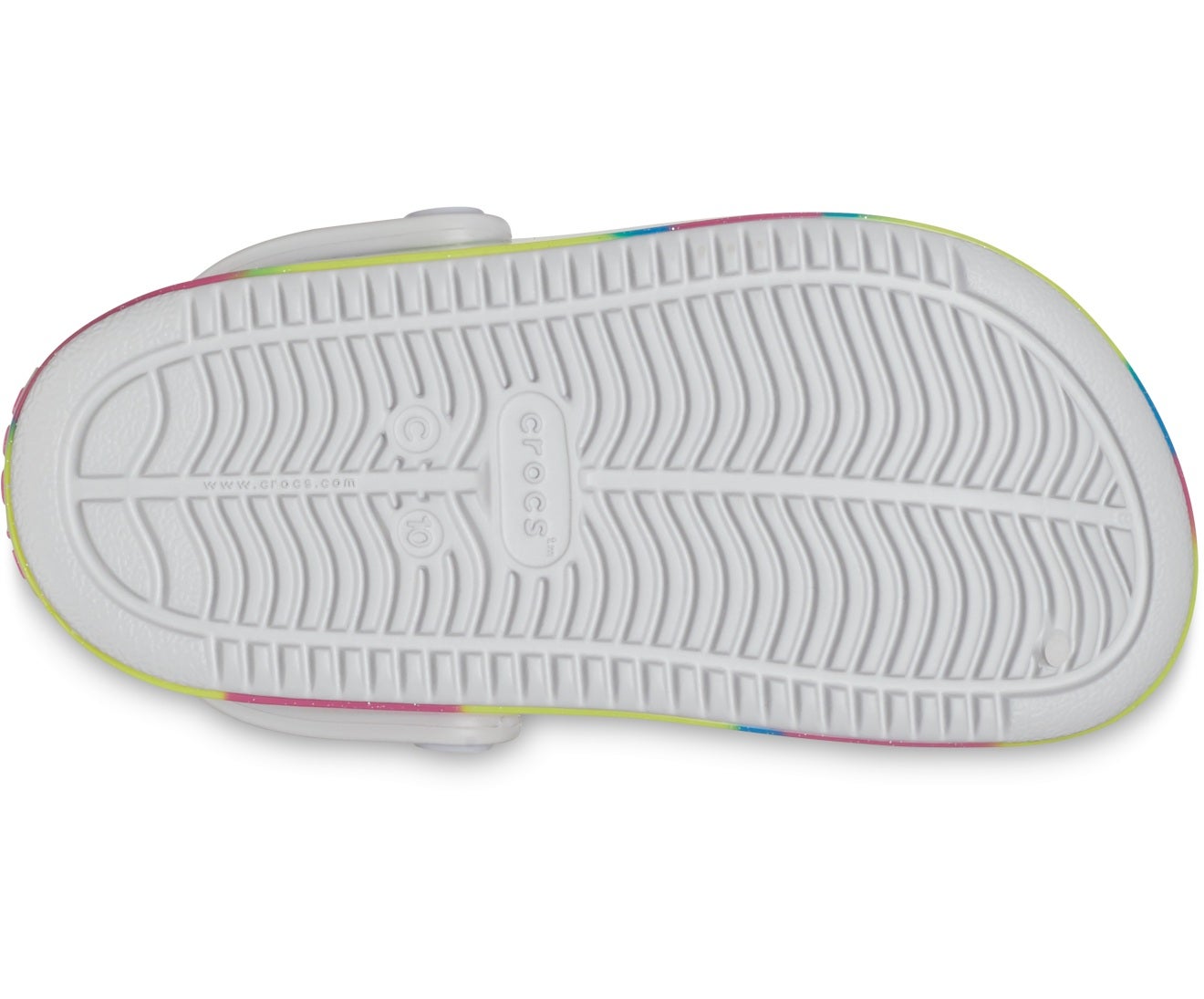 Off Court Glitter Band Atmosphere/Multi Toddler Clog