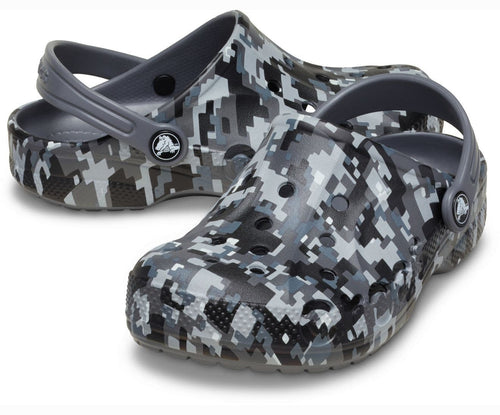 Baya Seasonal Printed Charcoal Kids Clog