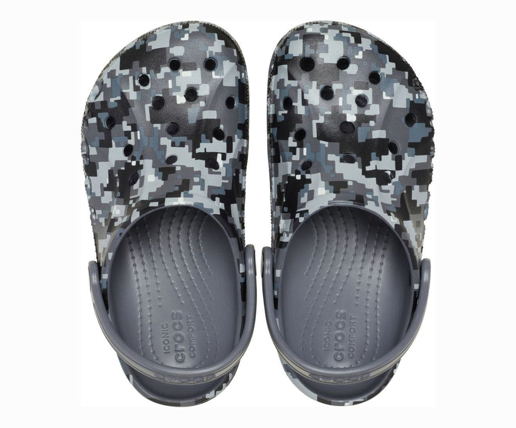 Baya Seasonal Printed Charcoal Kids Clog