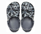 Baya Seasonal Printed Charcoal Kids Clog