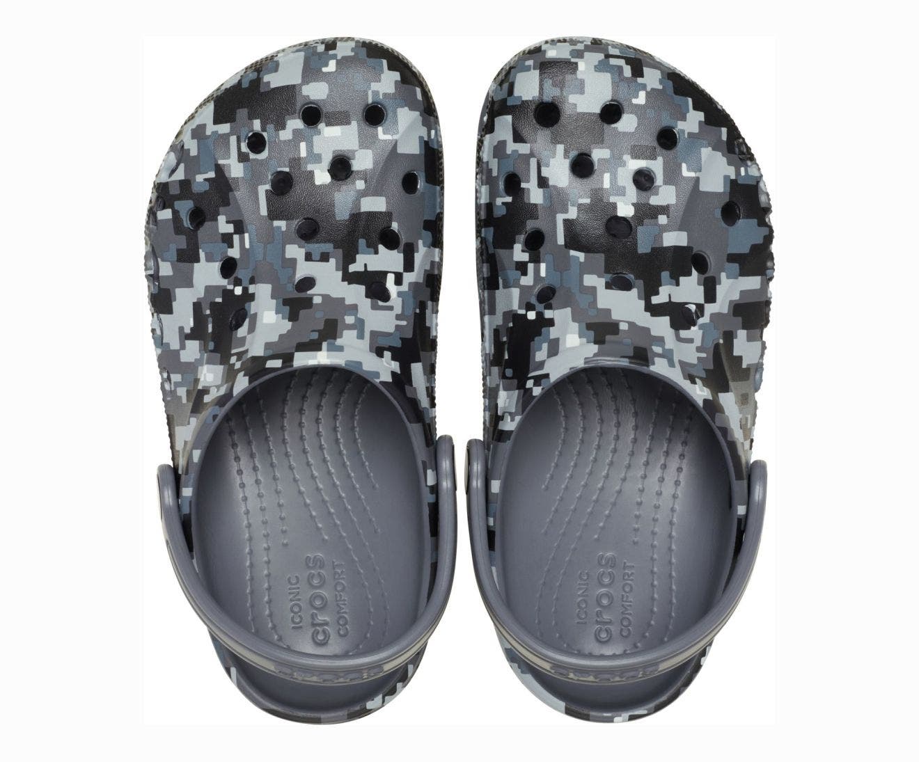 Baya Seasonal Printed Charcoal Kids Clog