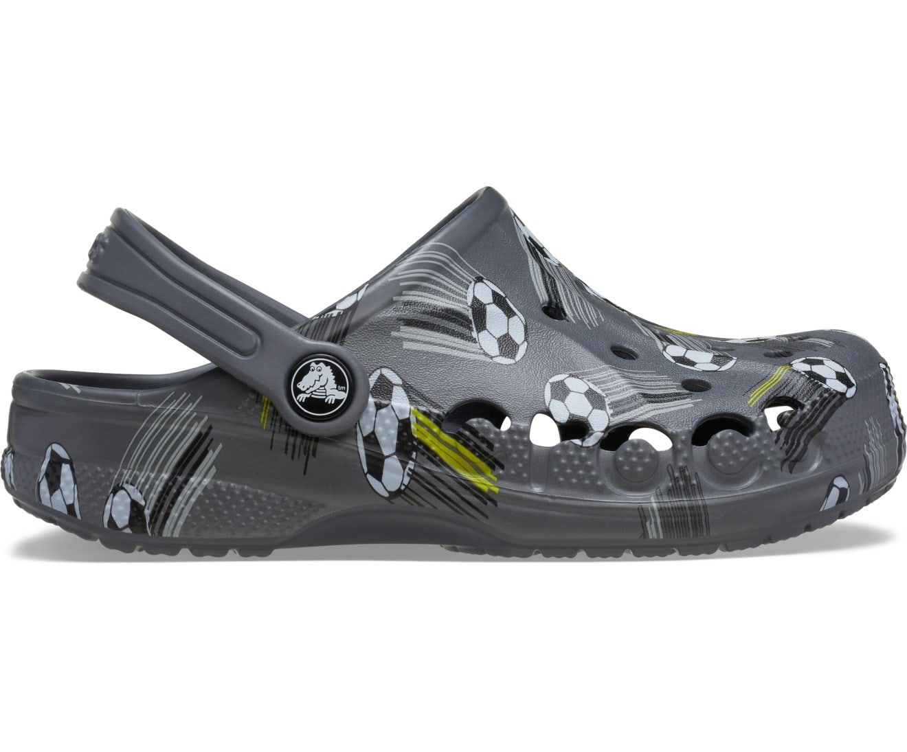 Baya Seasonal Printed Charcoal Kids Clog
