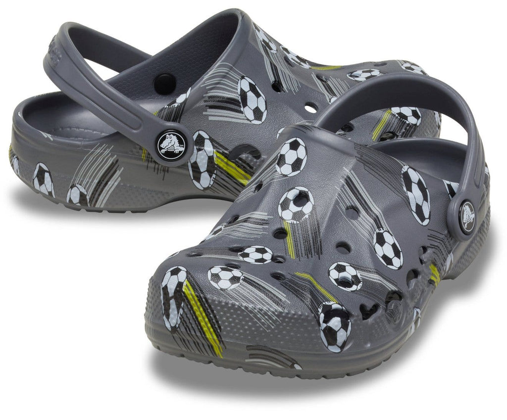 Baya Seasonal Printed Charcoal Kids Clog