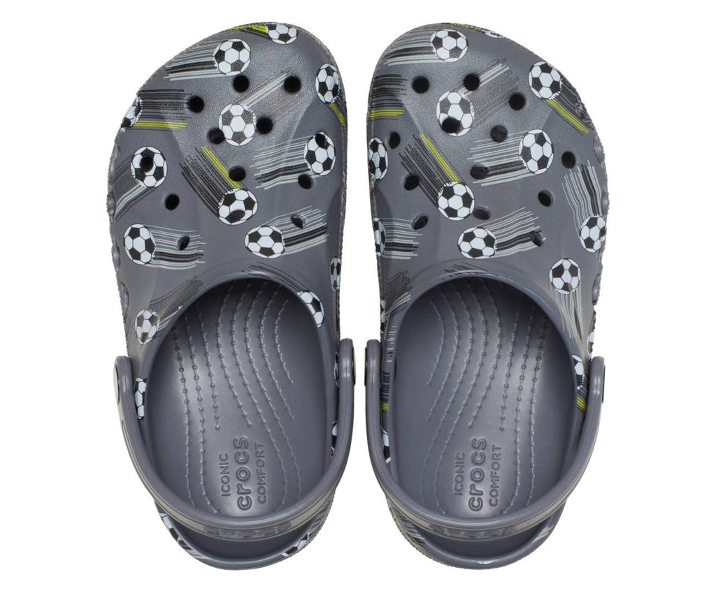 Baya Seasonal Printed Charcoal Kids Clog