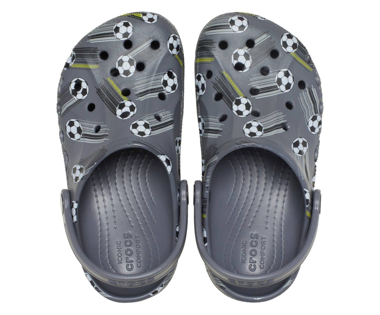 Baya Seasonal Printed Charcoal Kids Clog