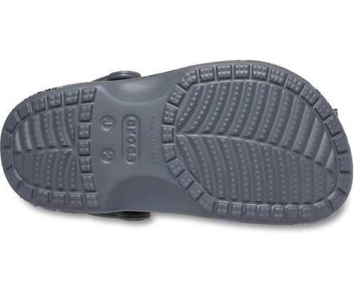 Baya Seasonal Printed Charcoal Kids Clog