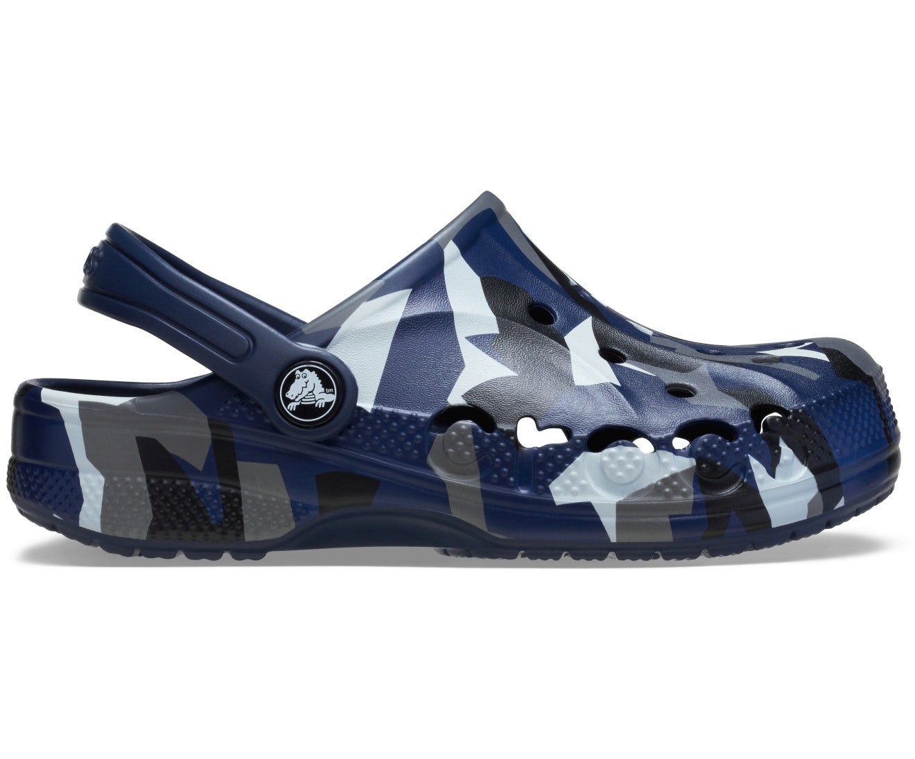 Baya Seasonal Printed Kids Navy/Multi Clog