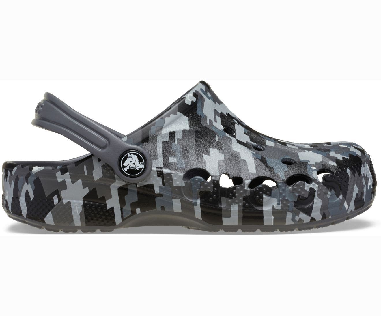 Baya Seasonal Printed Charcoal Toddler Clog