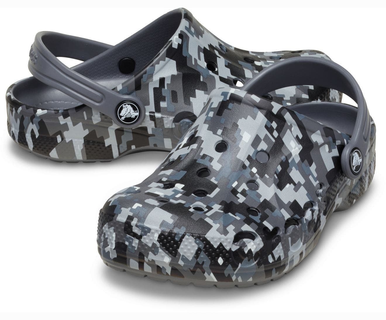 Baya Seasonal Printed Charcoal Toddler Clog