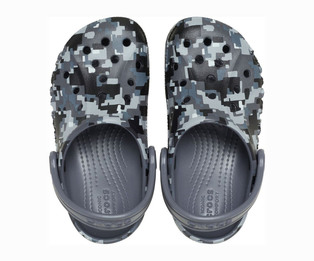 Baya Seasonal Printed Charcoal Toddler Clog