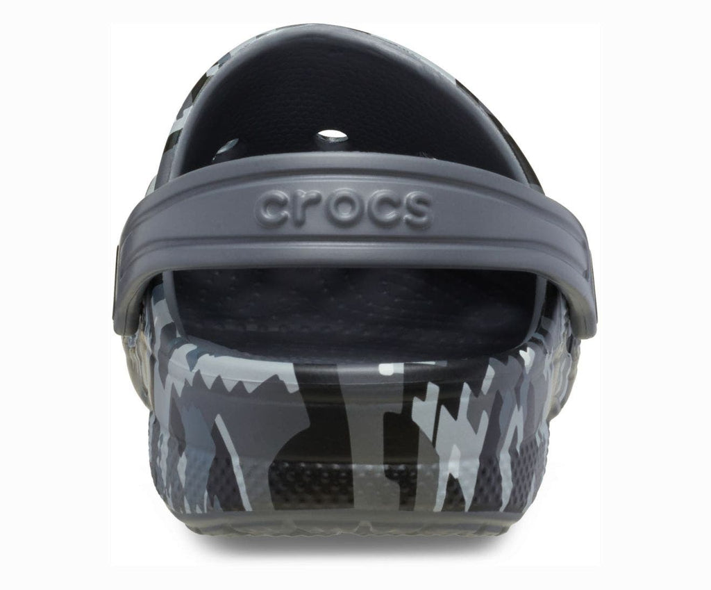 Baya Seasonal Printed Charcoal Toddler Clog