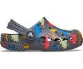 Baya Seasonal Printed Toddler Charcoal/Multi Clog
