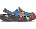 Baya Seasonal Printed Toddler Charcoal/Multi Clog