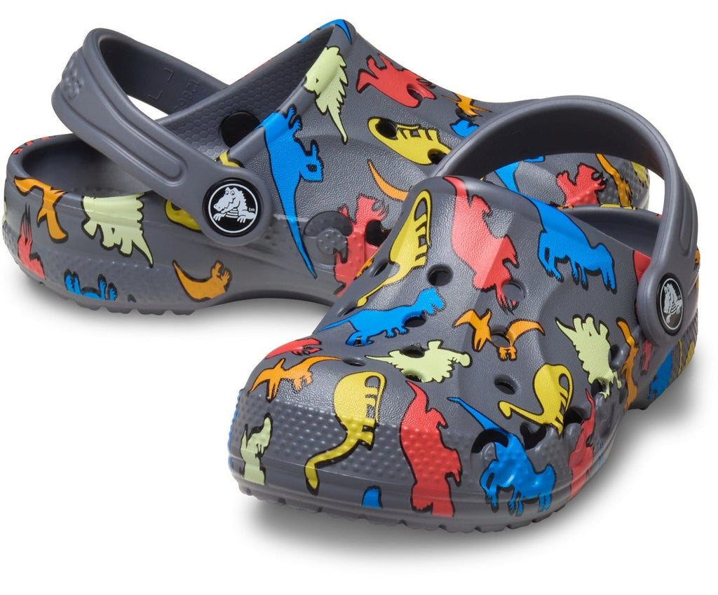 Baya Seasonal Printed Toddler Charcoal/Multi Clog