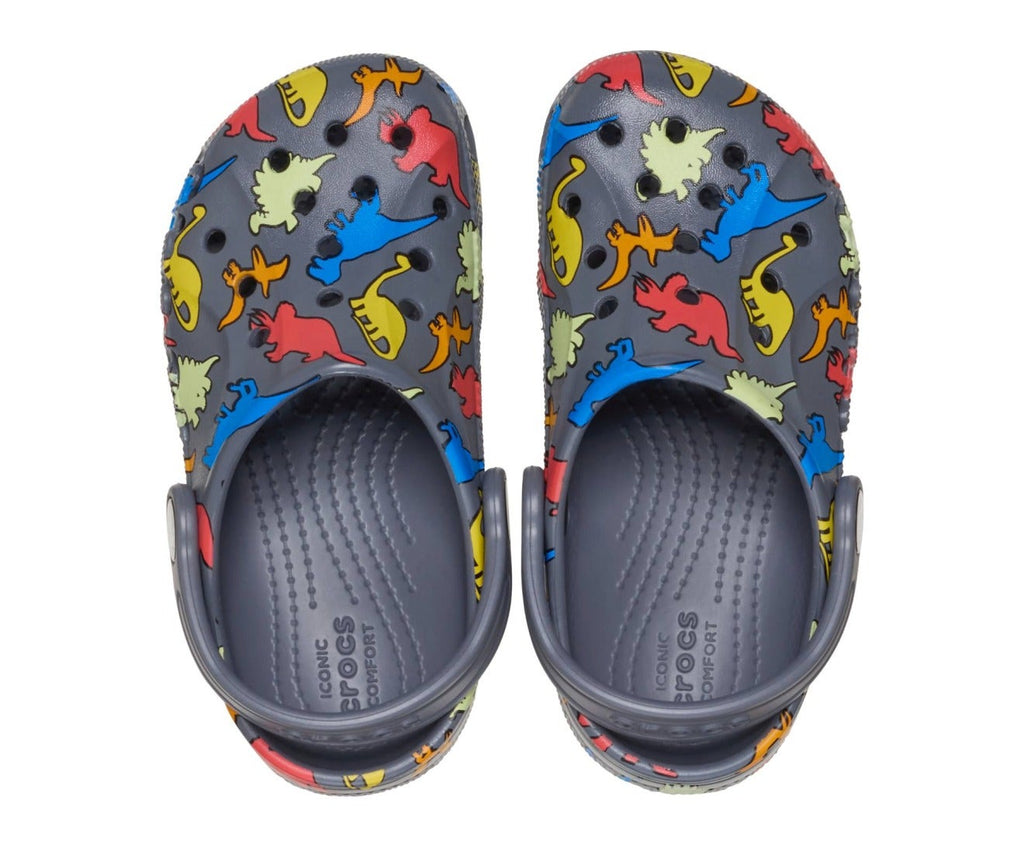 Baya Seasonal Printed Toddler Charcoal/Multi Clog
