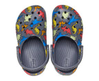 Baya Seasonal Printed Toddler Charcoal/Multi Clog