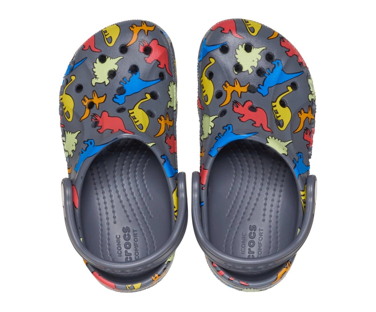 Baya Seasonal Printed Toddler Charcoal/Multi Clog
