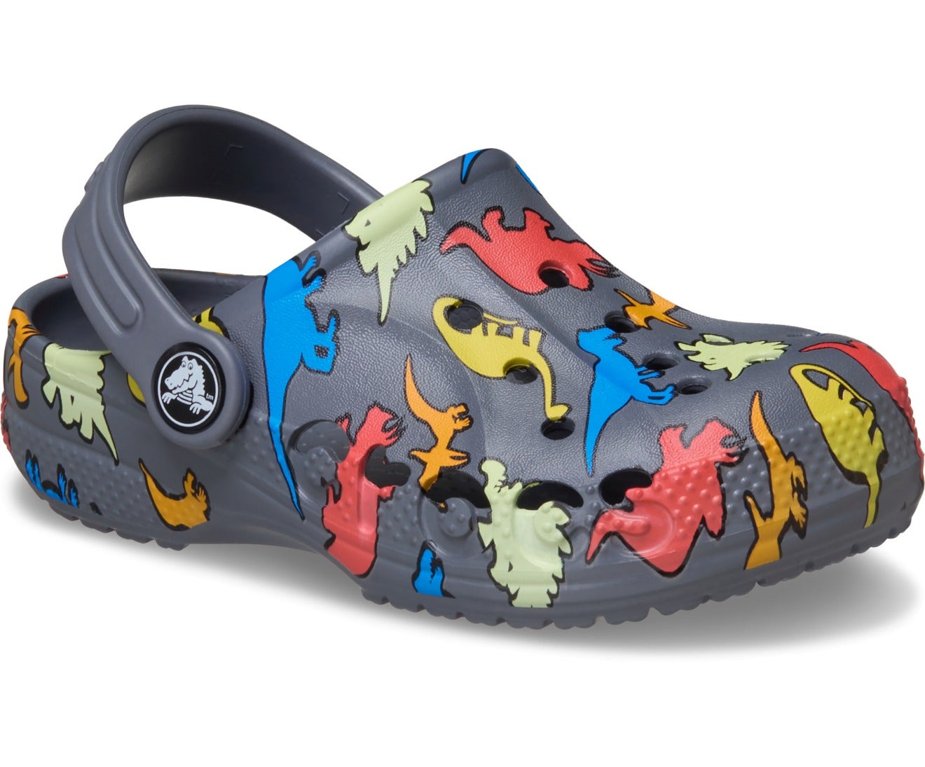 Baya Seasonal Printed Toddler Charcoal/Multi Clog