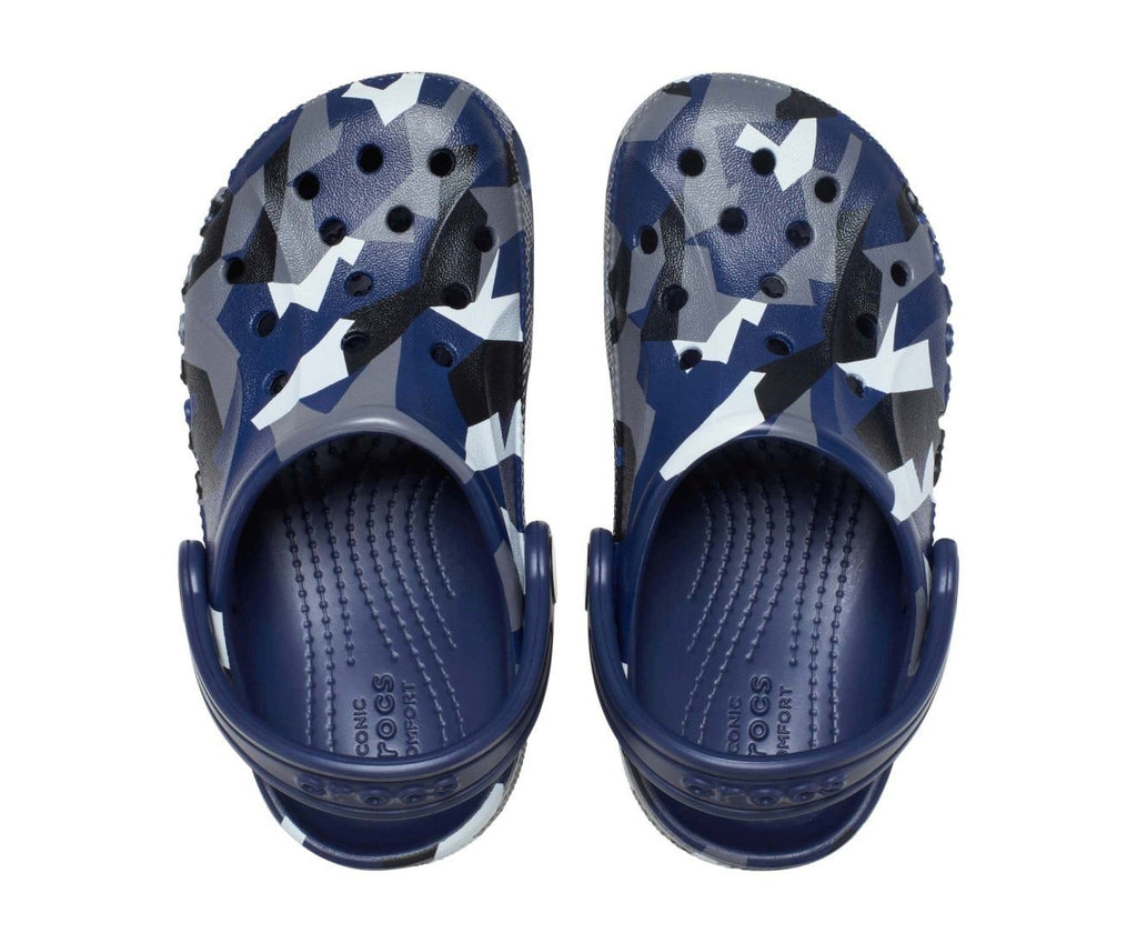Baya Seasonal Printed Toddler Navy/Multi Clog
