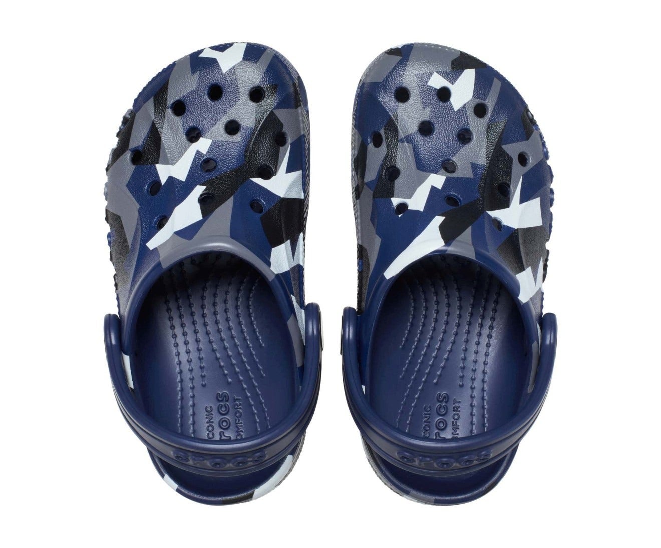 Baya Seasonal Printed Toddler Navy/Multi Clog