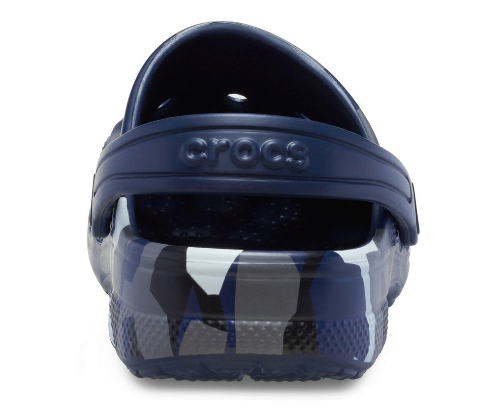 Baya Seasonal Printed Toddler Navy/Multi Clog