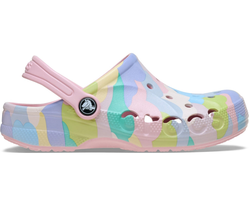 Baya Seasonal Printed Petal Pink Toddler Clog