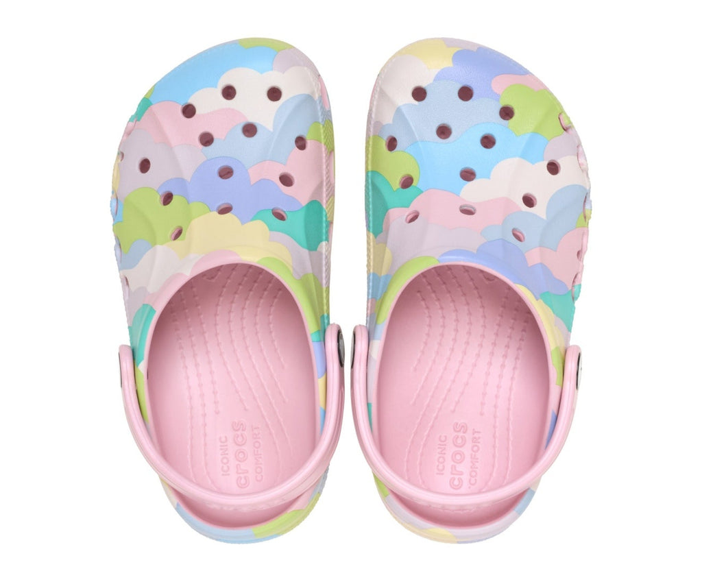 Baya Seasonal Printed Petal Pink Toddler Clog