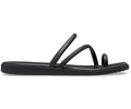 Miami Toe Loop Black Women Sandal