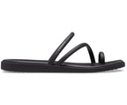 Miami Toe Loop Black Women Sandal