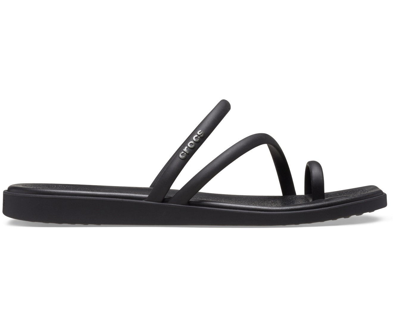 Miami Toe Loop Black Women Sandal