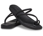 Miami Toe Loop Black Women Sandal