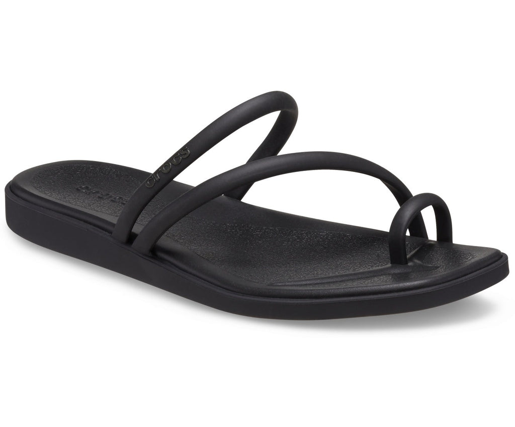 Miami Toe Loop Black Women Sandal