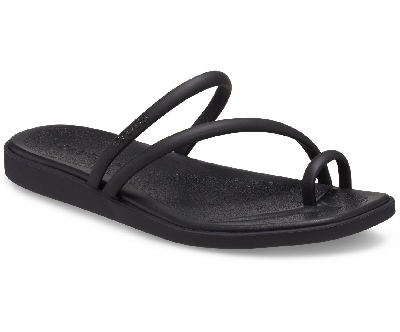 Miami Toe Loop Black Women Sandal