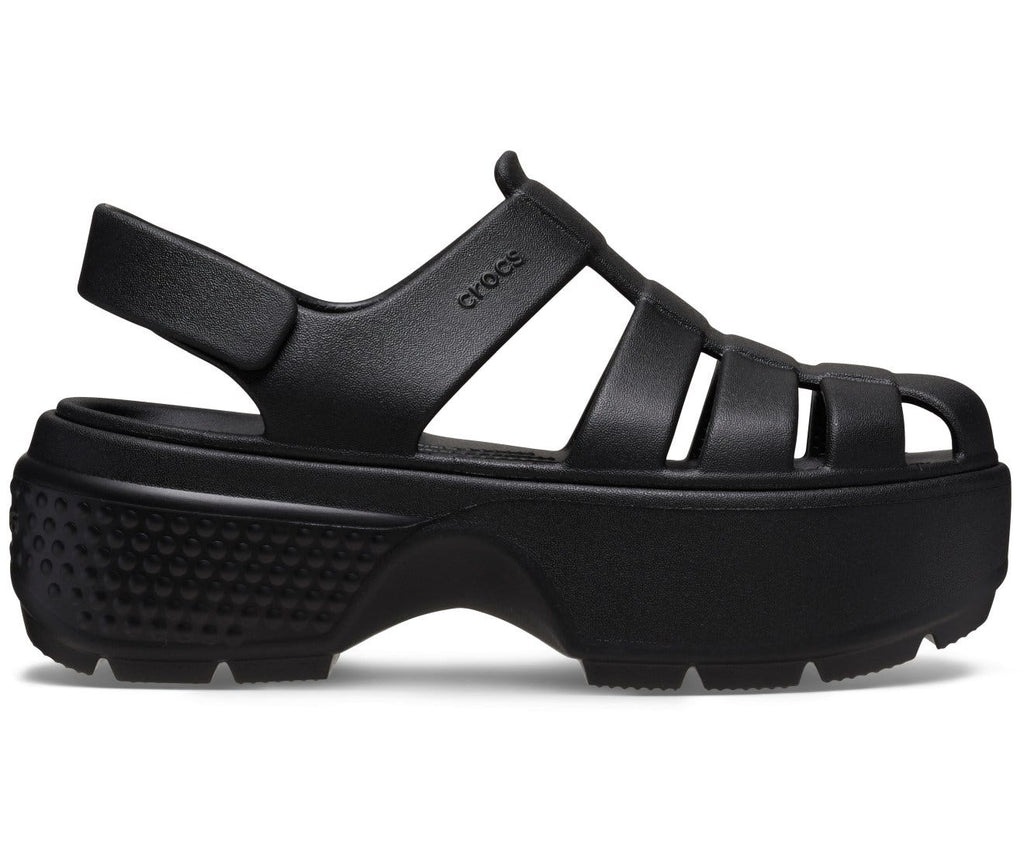 Stomp Fisherman Black Unisex Slide