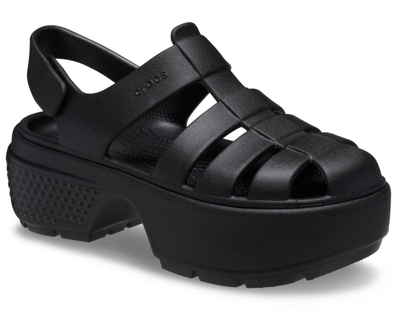 Stomp Fisherman Black Unisex Slide