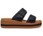 Brooklyn Woven Buckle  Black Women Sandal
