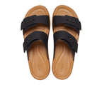 Brooklyn Woven Buckle  Black Women Sandal