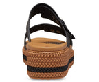 Brooklyn Woven Buckle  Black Women Sandal