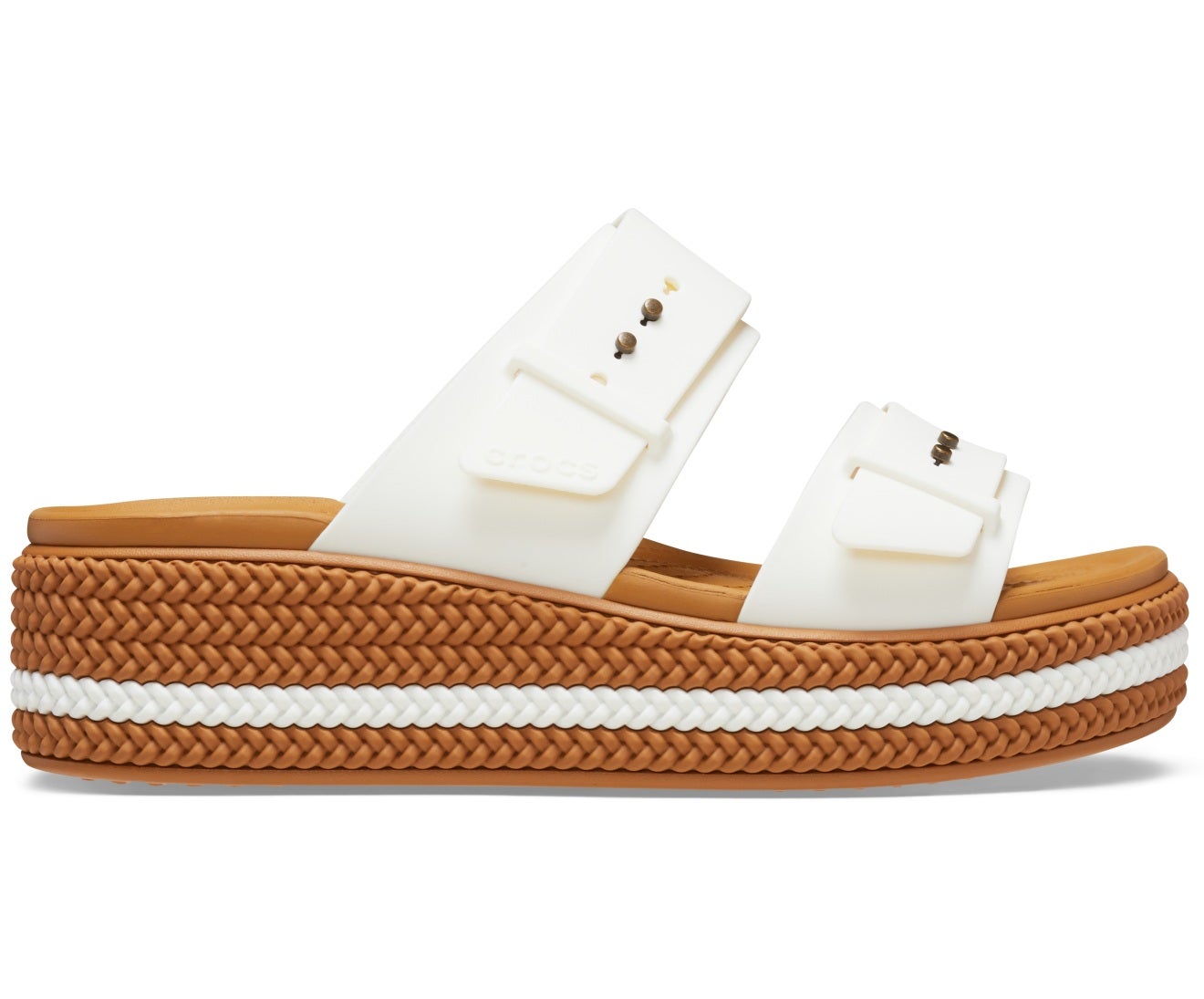 Brooklyn Woven Buckle Chalk Women Sandal