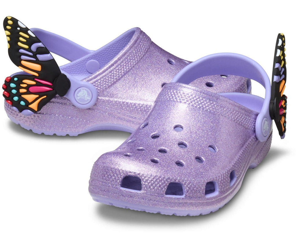 Classic IAM Butterfly Mystic Purple Toddler Clog