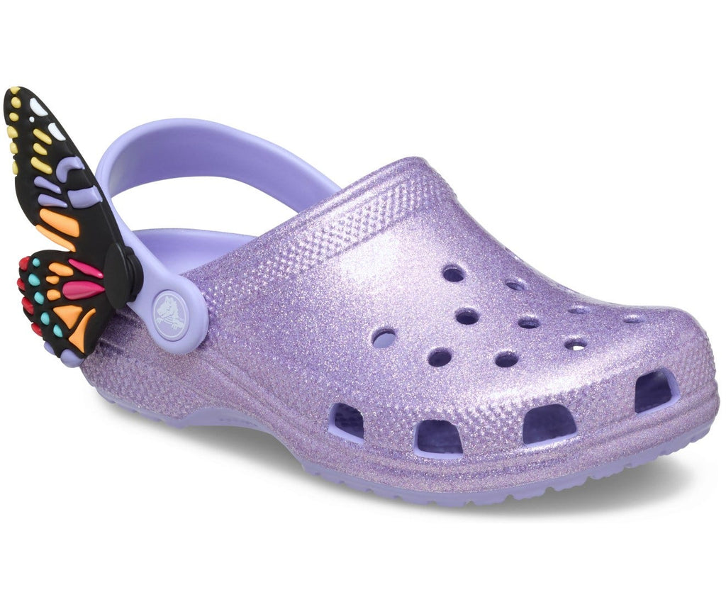 Classic IAM Butterfly Mystic Purple Toddler Clog