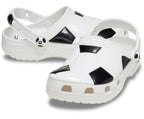 Classic Soccer Ball White/Black Toddler Clog