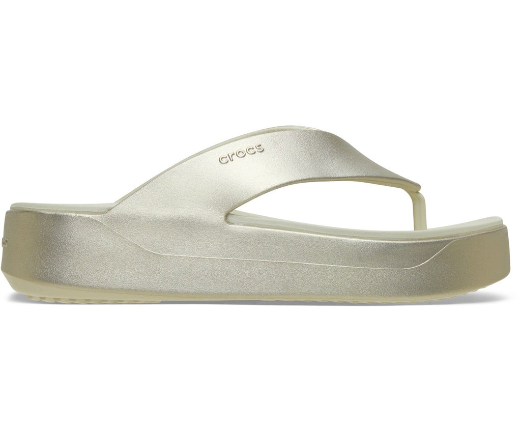 Getaway Metallic Platform Champagne Metallic Women Flip