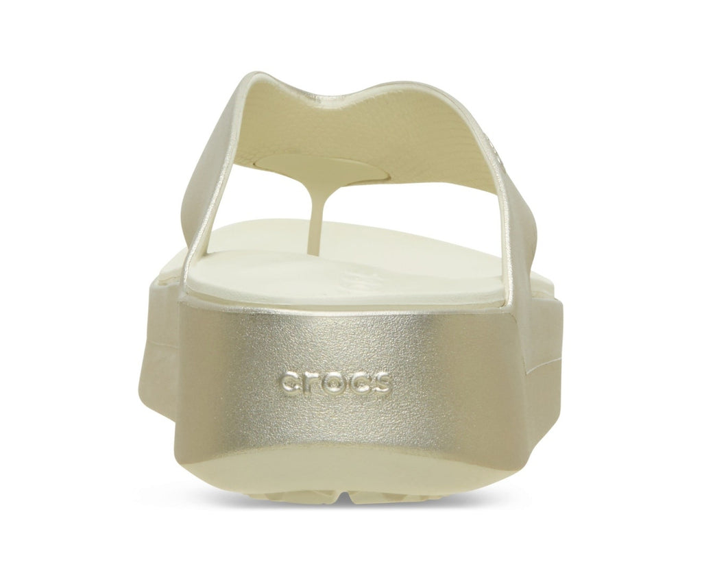 Getaway Metallic Platform Champagne Metallic Women Flip