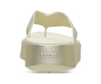 Getaway Metallic Platform Champagne Metallic Women Flip