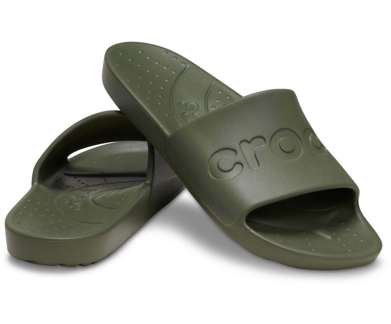 Crocs Army Green Unisex Slide