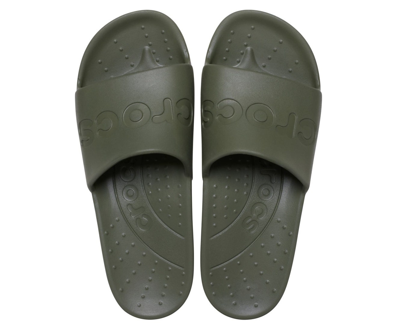 Crocs Army Green Unisex Slide