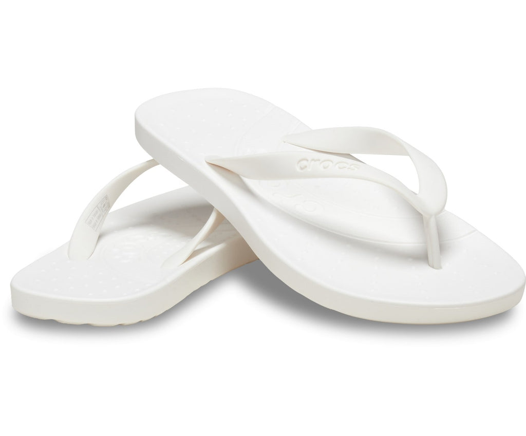 Crocs White Unisex Flip