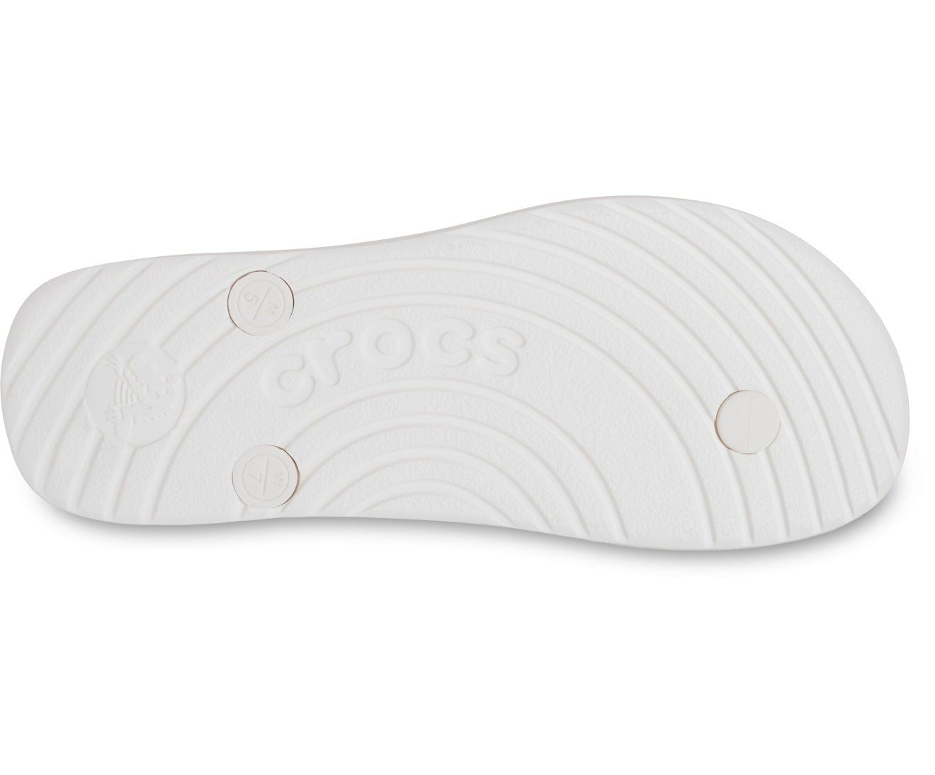 Crocs White Unisex Flip