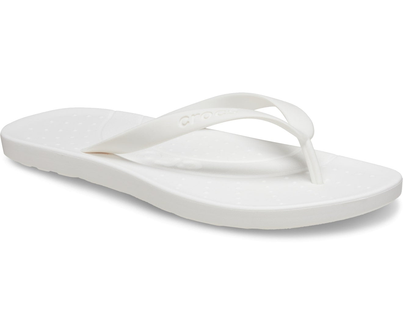 Crocs White Unisex Flip